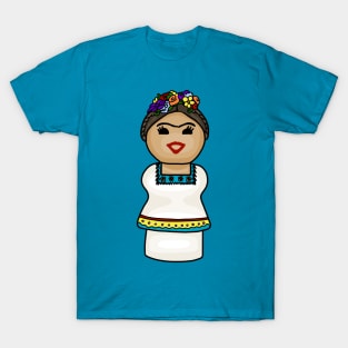 Cute Frida Kahlo Portrait T-Shirt